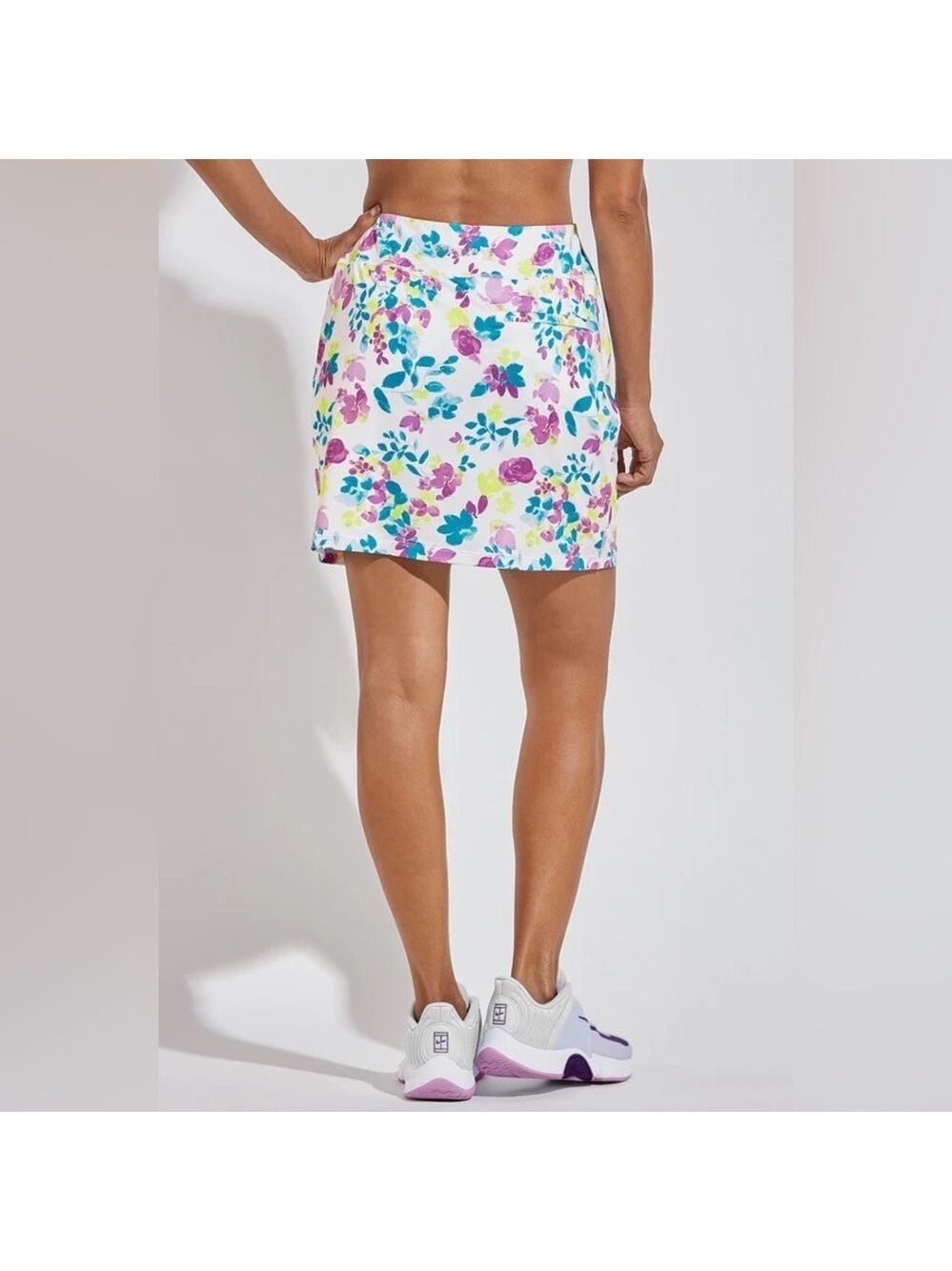 Coolibar Performance Floral Corta Tennis Skort - Size XL